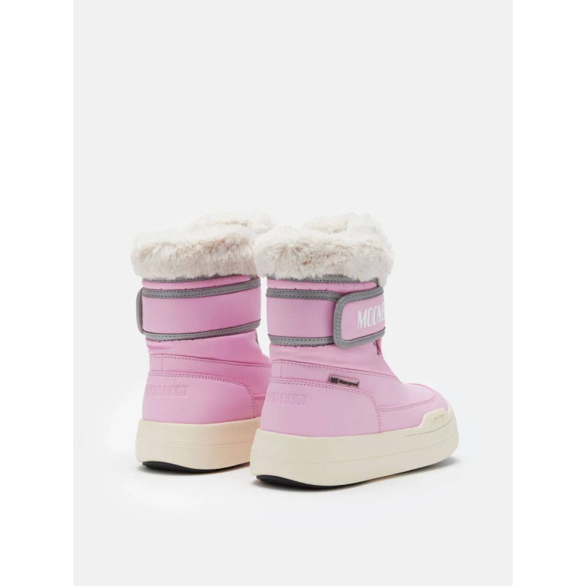 Juniorské vysoké zimní boty MOON BOOT MB JR PARK STRAP-J001 PINK · záber 3
