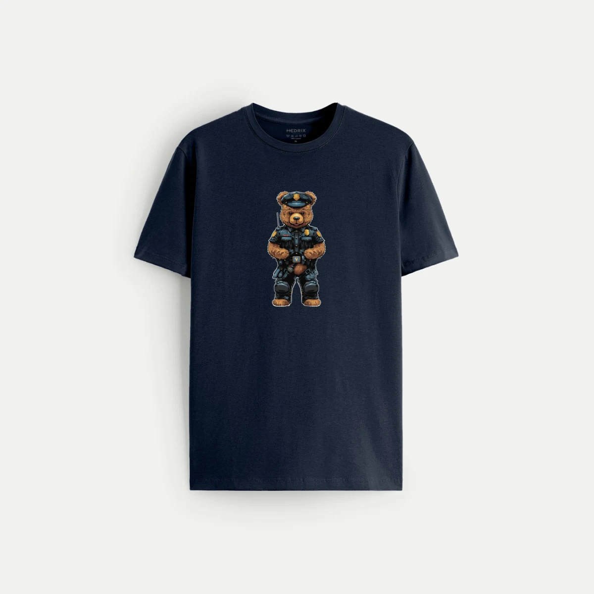 Tričko, Barva Bílá, s Potiskem Policebear · záber 5