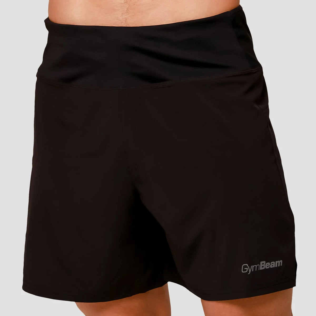 GymBeam Běžecké šortky 2in1 Pulse Black - Velikost: M | Barva: čierna | Hmotnost: 0,2 kg | Balení: 70 · záber 2