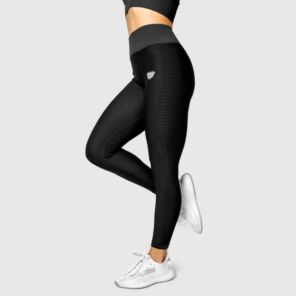 Bezešvé legíny Iron Aesthetics Dynamic, černé · záber 5