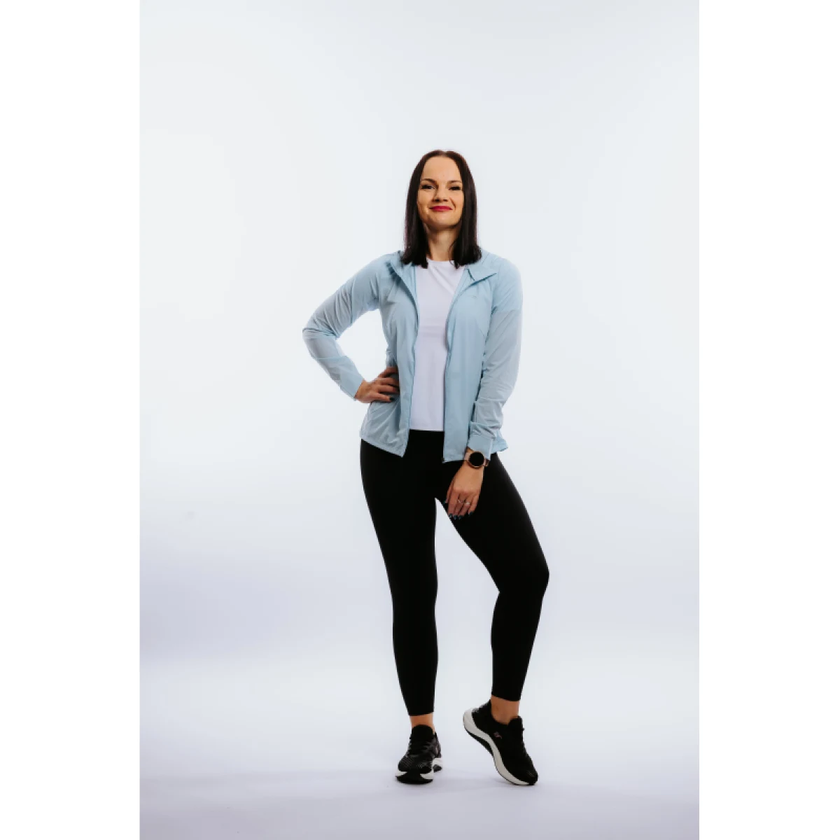 Dámská běžecká bunda ANTA Woven Track Top-862225601-4-SS22_Q2-Sky Blue · záber 4