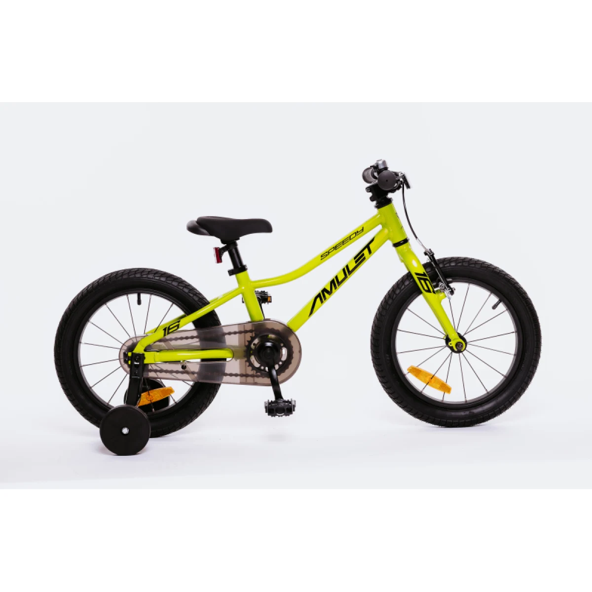 Dětské horské kolo AMULET 16 Speedy, fluo yellow black · záber 2