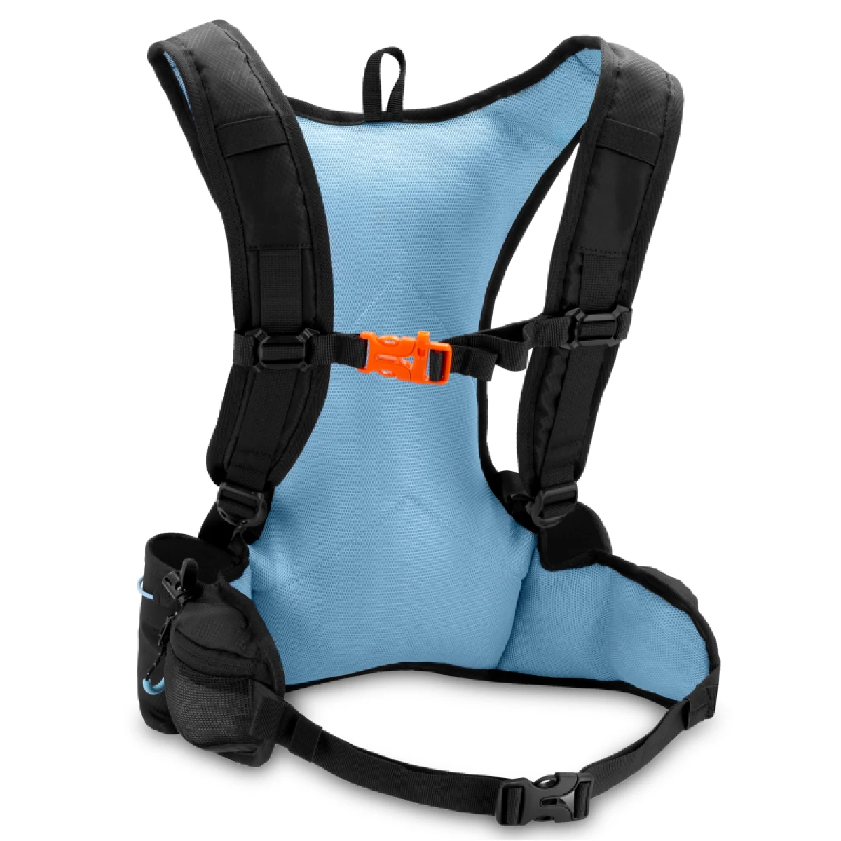 Batoh se zásobníkem vody (cyklobatoh, hydrovak) SPOKEY SPRINTER Sports, cycling and running backpack, 5 l, black-blue · záber 3