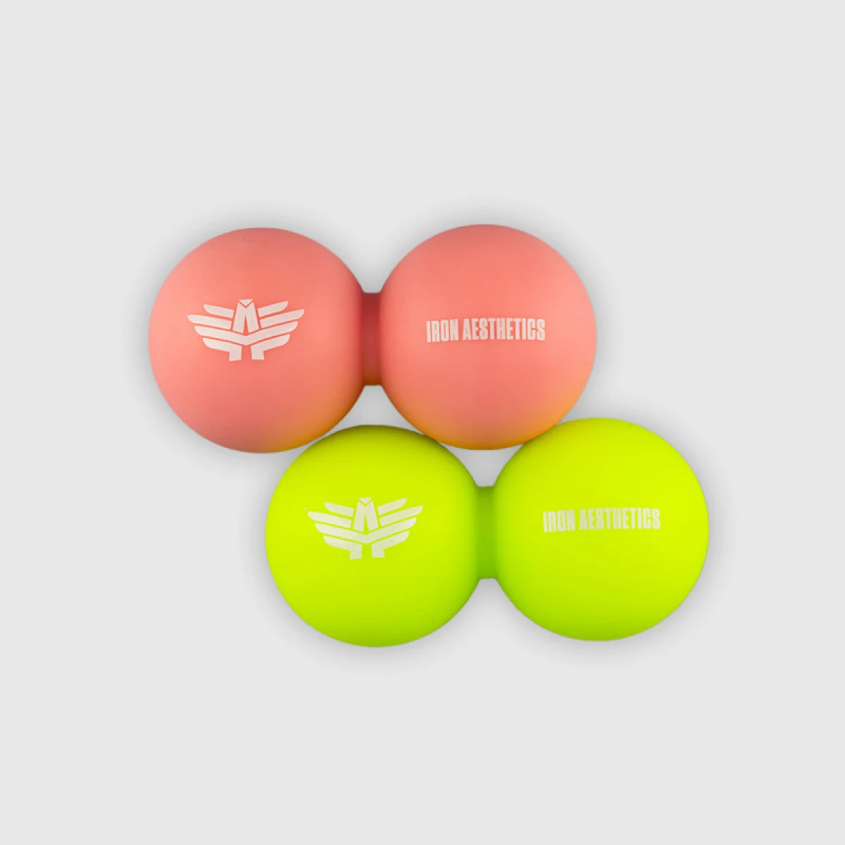 Masážní míček Iron Aesthetics DuoRoll Ball, růžový · záber 3