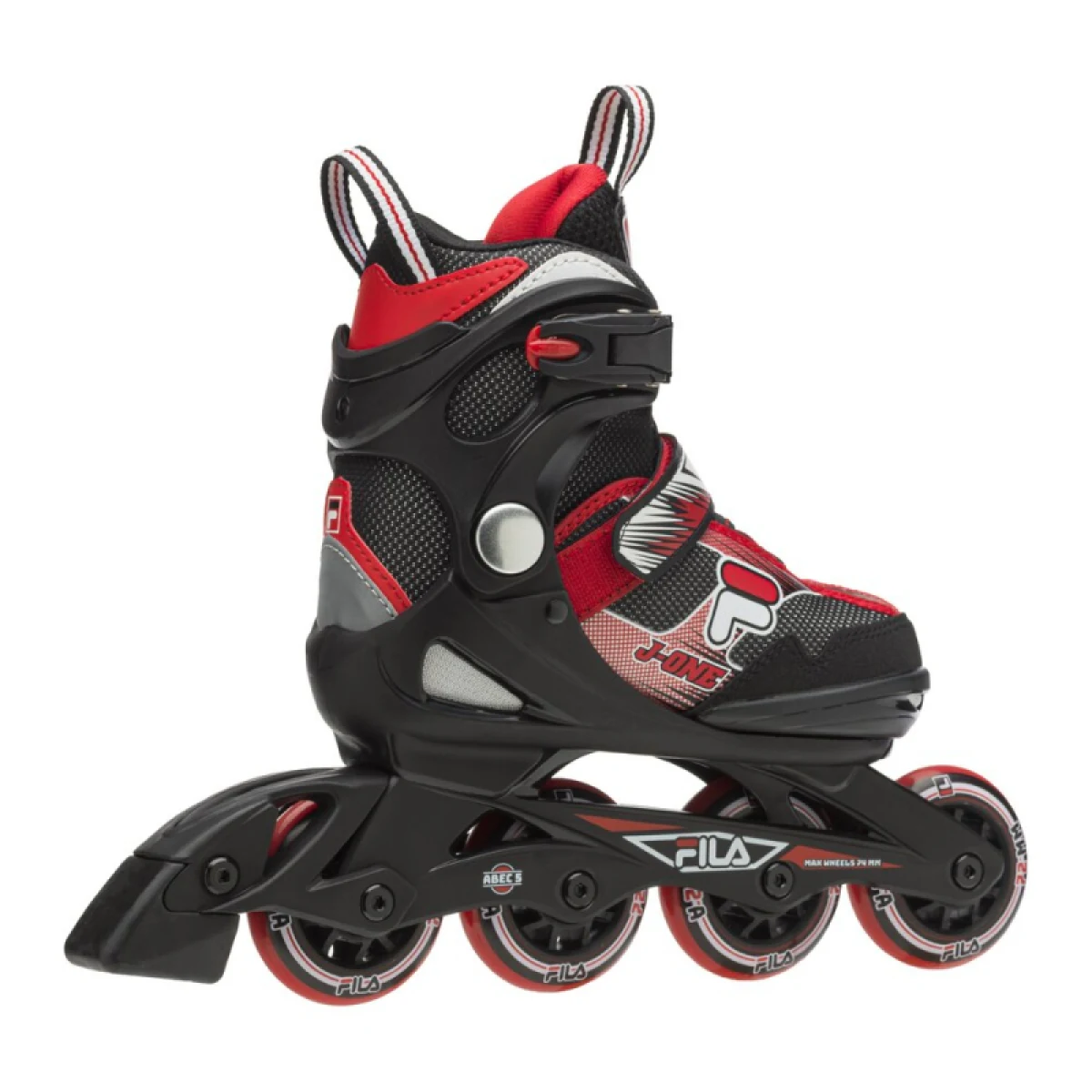 Chlapecké kolečkové brusle FILA SKATES J-One Jr black red · záber 5