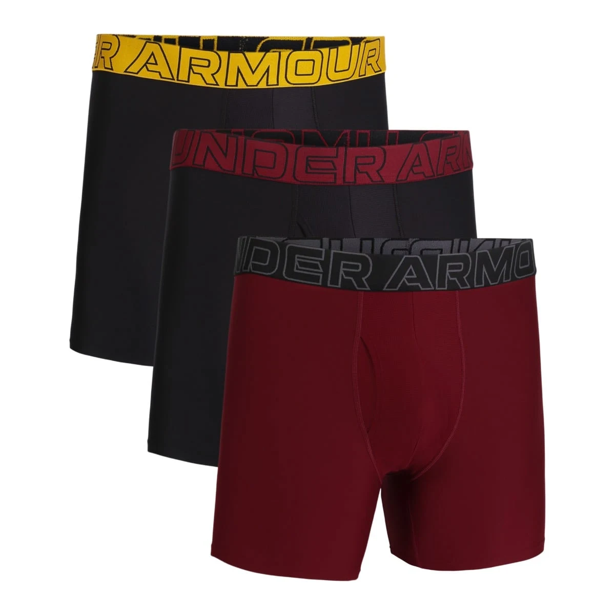 Under Armour Men‘s boxers M Perf Tech 6in 3pack Grey · záber 1