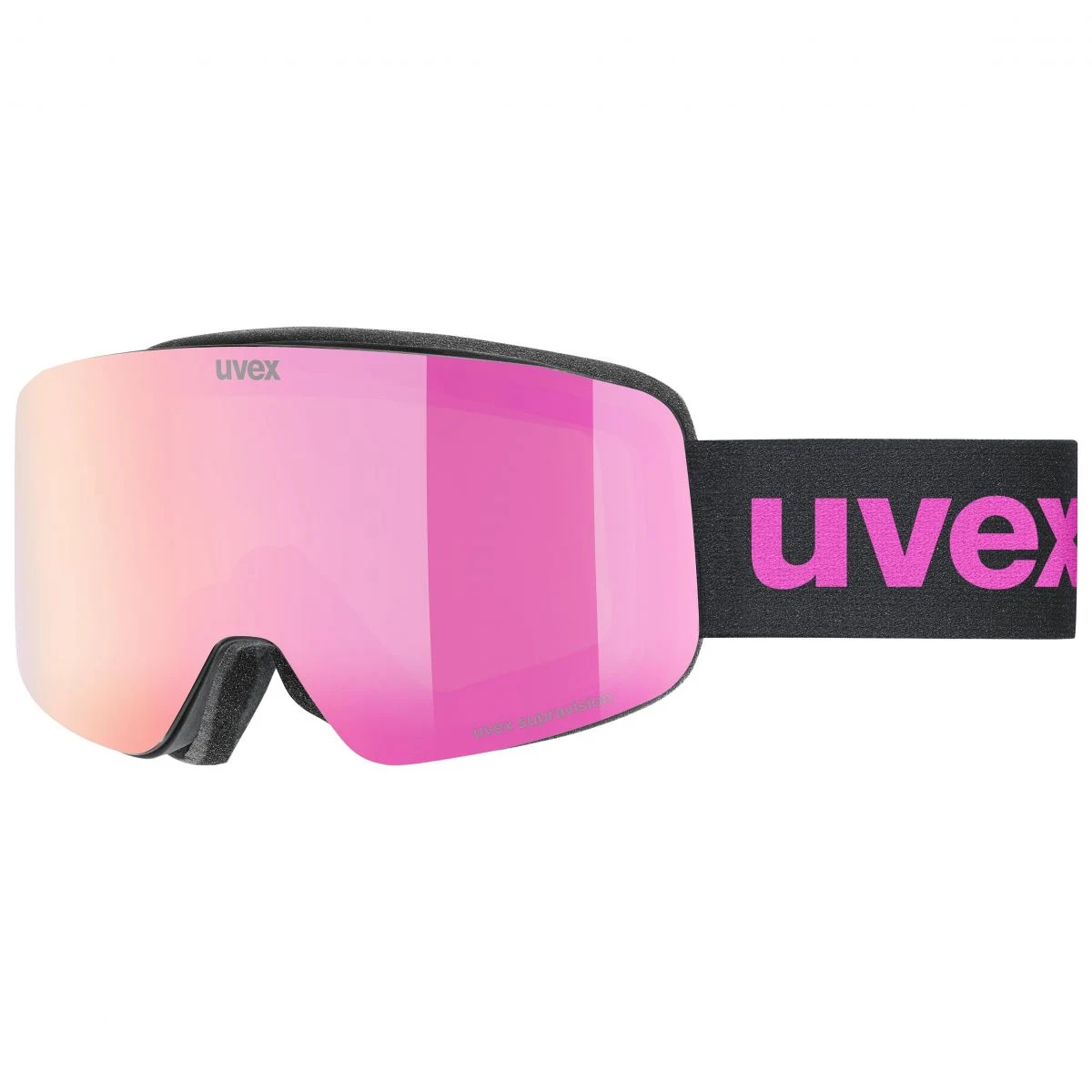 Uvex pwdr FM, lyžařské brýle, junior, černá/růžová · záber 2
