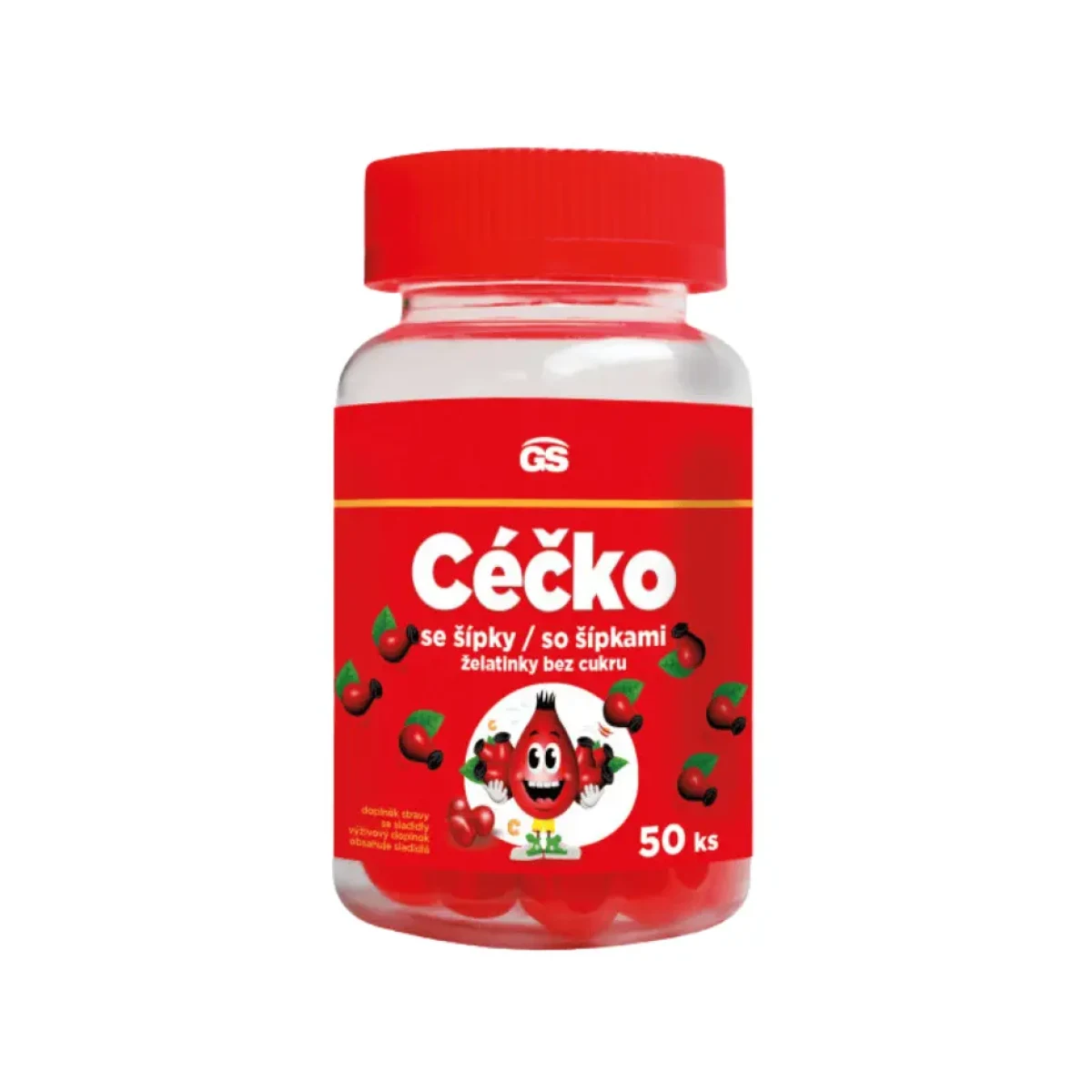 GS Céčko se šípky želatinky bez cukru 50ks · záber 1