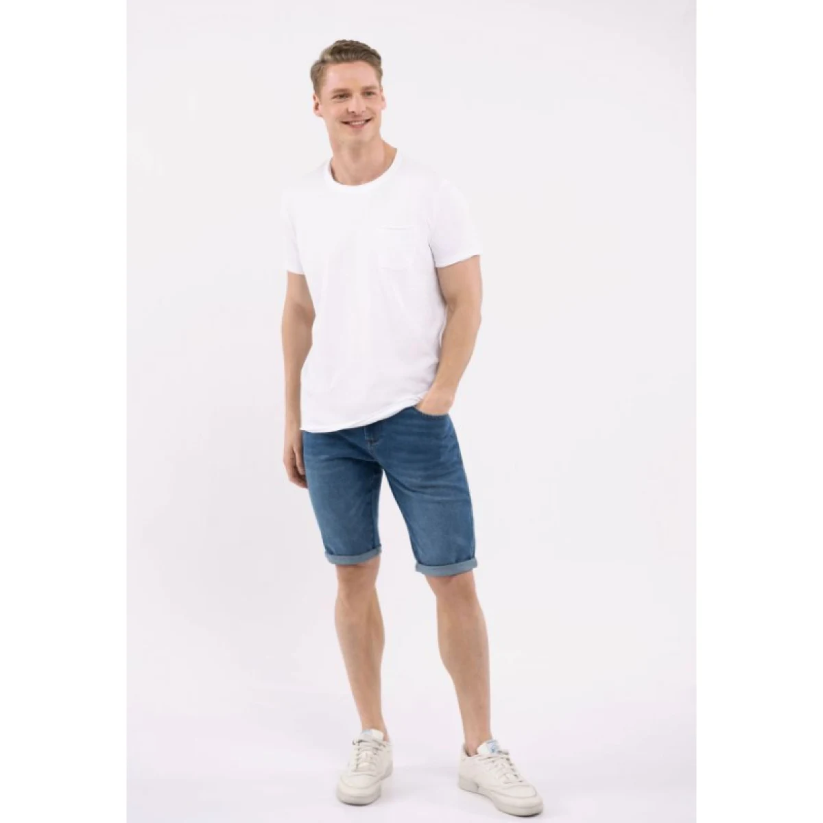 Pánské tričko s krátkým rukávem VOLCANO T-JAGGER-100-WHITE · záber 5