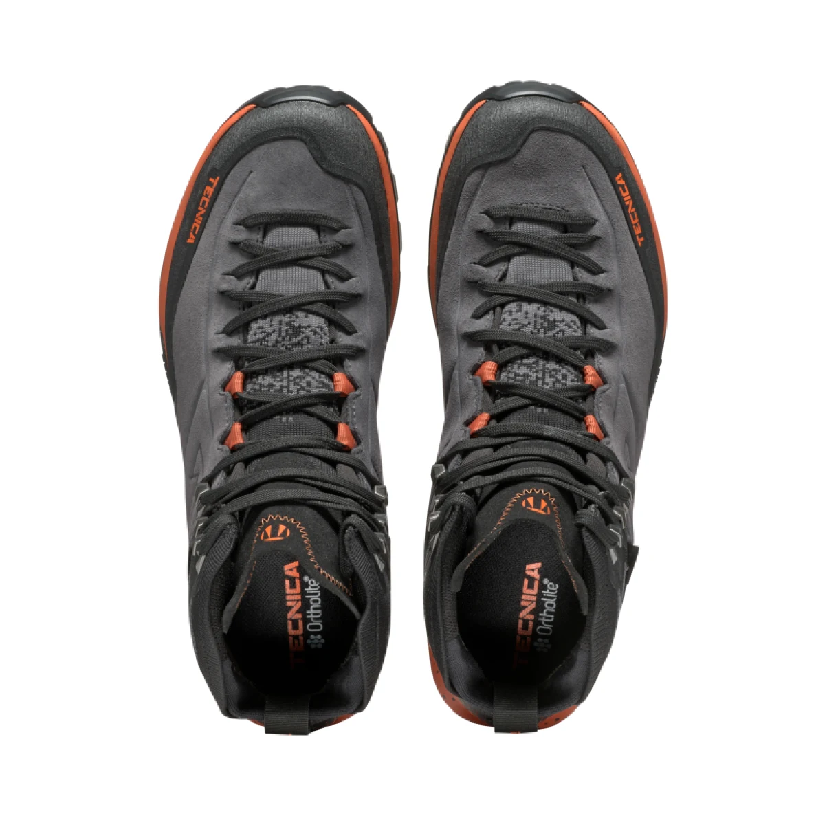 Pánská kotníková turistická celokožená obuv TECNICA Forge Hike MID GTX Ms, dark grey icon orange · záber 5