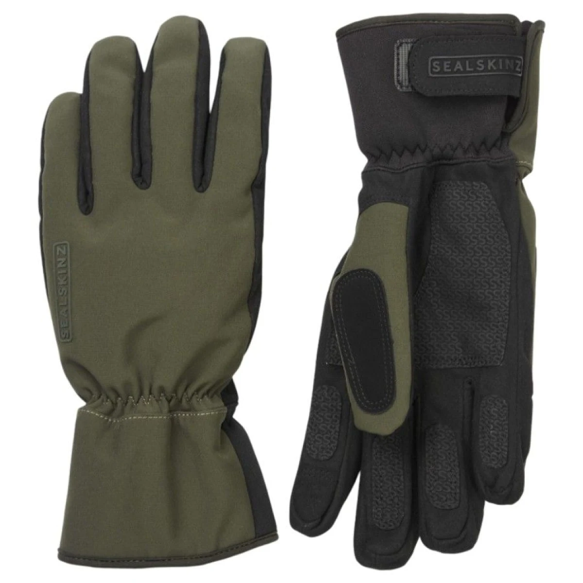 Sealskinz Howe, rukavice, zelená · záber 1
