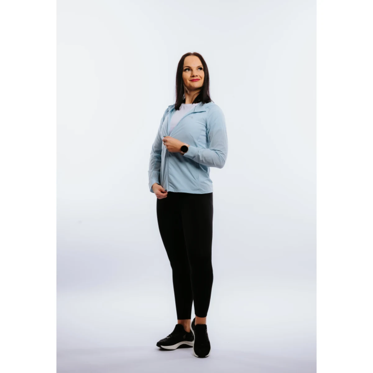 Dámská běžecká bunda ANTA Woven Track Top-862225601-4-SS22_Q2-Sky Blue · záber 3