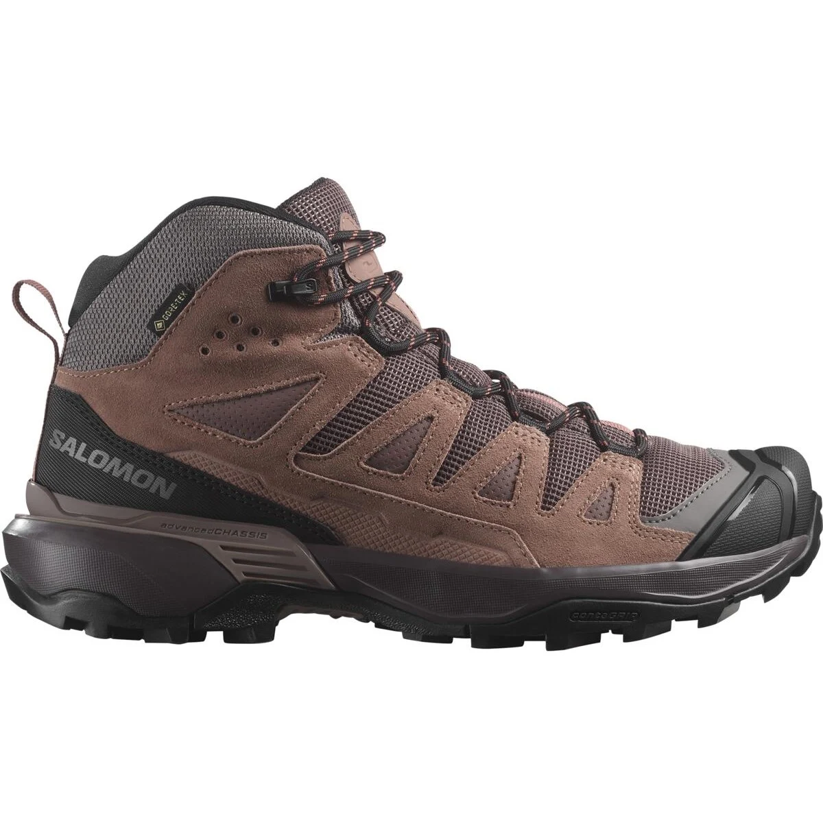 Salomon X Ultra 360 Leather Mid GTX W - Velikost: 39 1/3, 39 | Barva: hnedá · záber 1