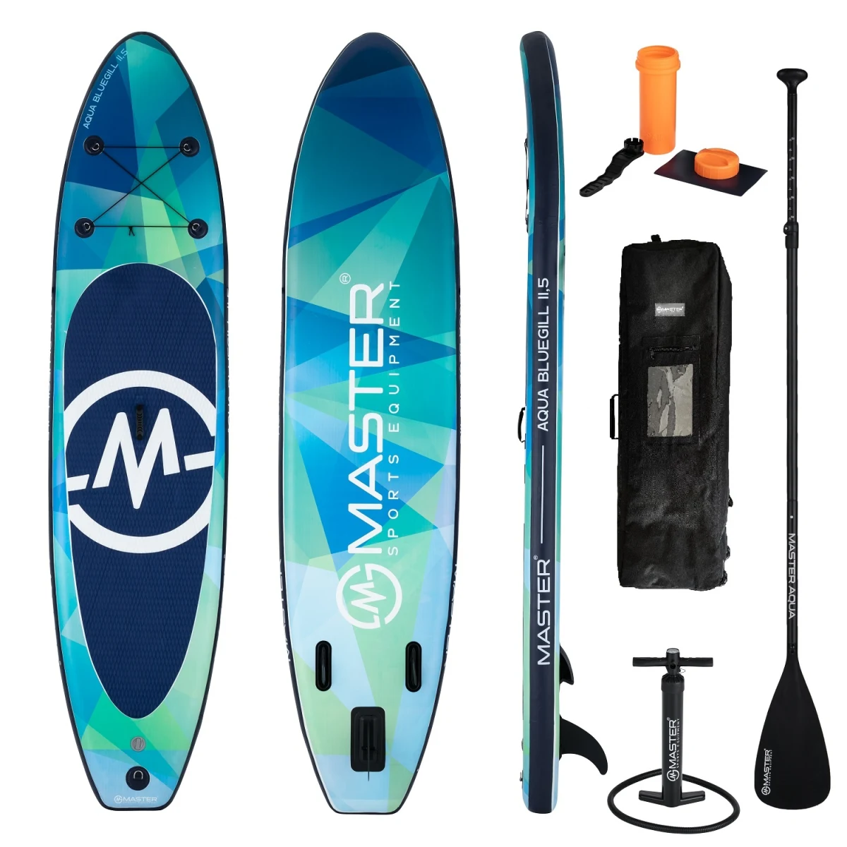 Paddleboard MASTER Aqua Bluegill - 11.5 - 2. jakost · záber 1
