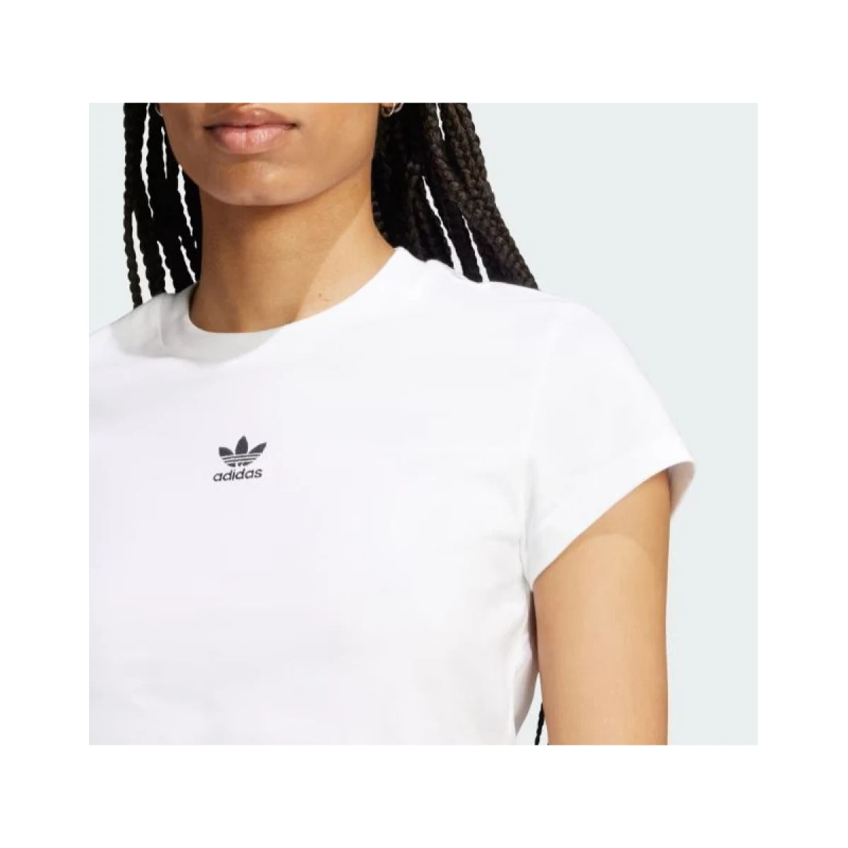 Dámské tričko s krátkým rukávem ADIDAS ORIGINALS ESS SLIM TEE WHITE · záber 11