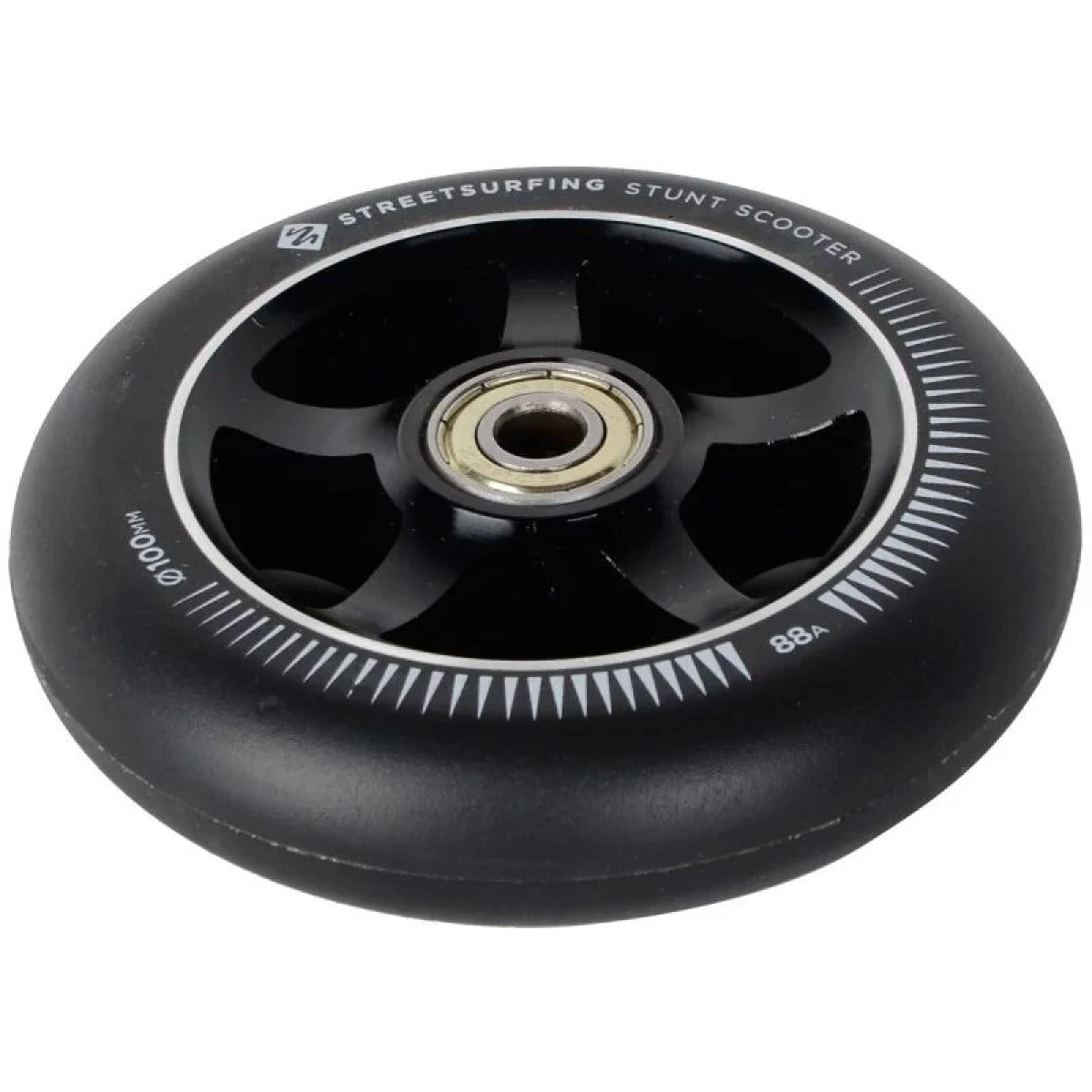 Náhradní kolečko na koloběžku STREET SURFING Wheel scooter Freestyle 1ks, 100 mm, ALU , ABEC 7 · záber 2