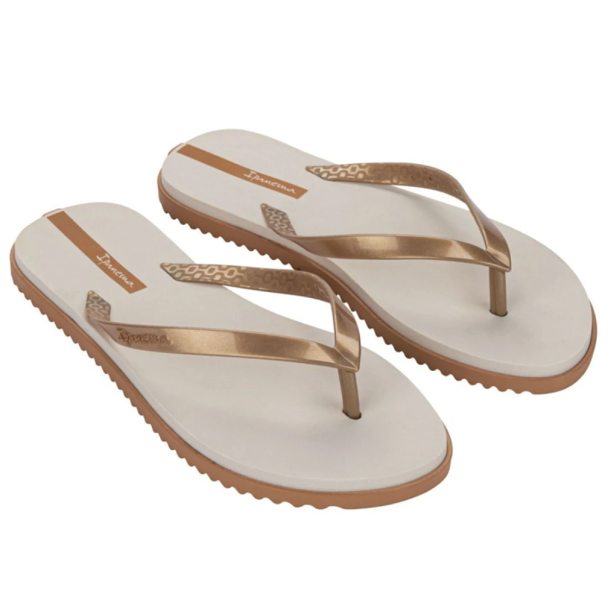 Dámské žabky (plážová obuv) IPANEMA Rio W beige gold · záber 5
