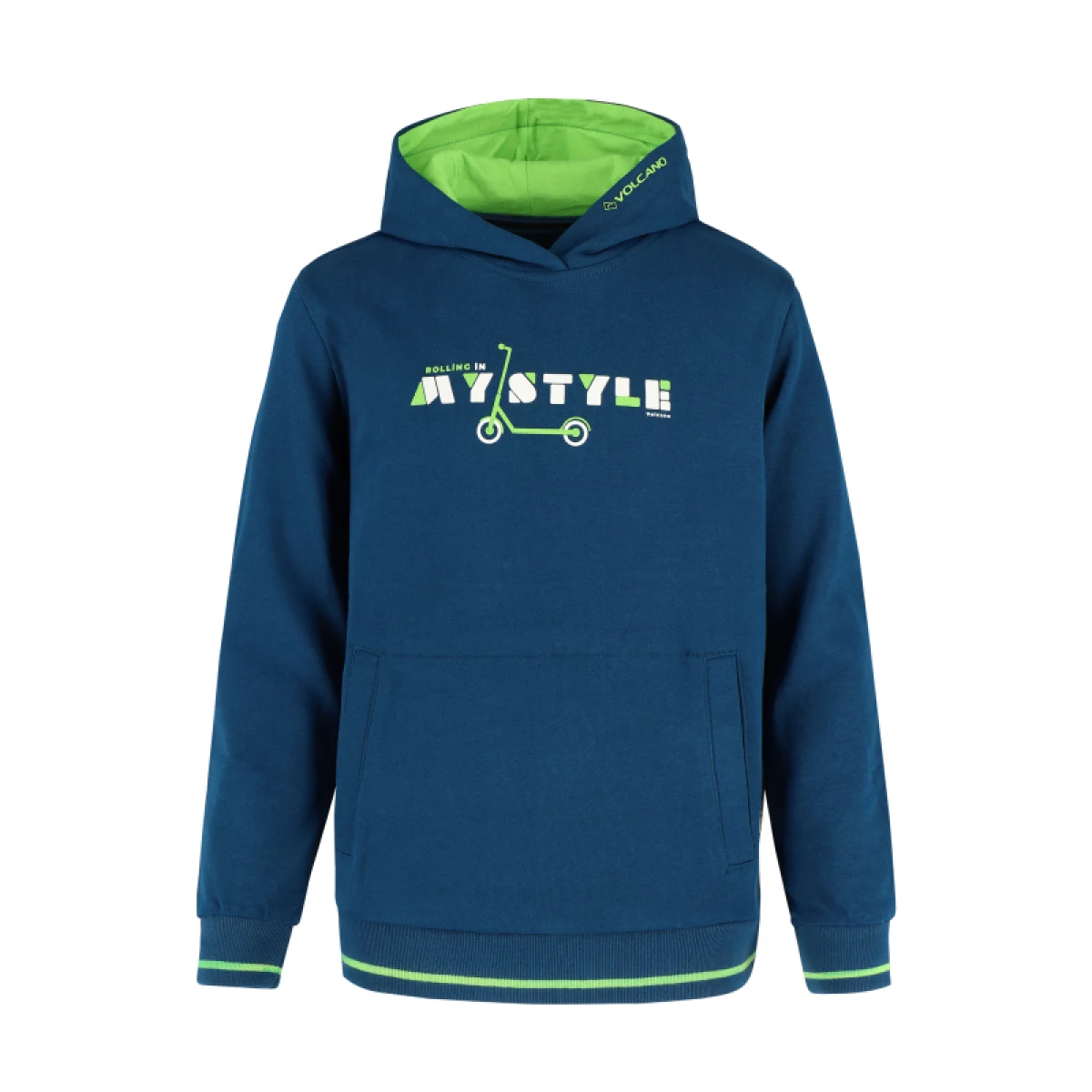 Chlapecká mikina s kapucí VOLCANO B-STYLE JUNIOR 613 BLUE DARK · záber 4