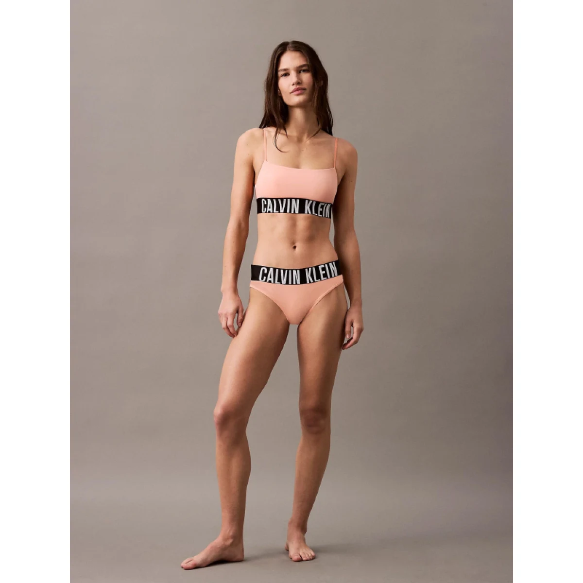 Dámské kalhotky CALVIN KLEIN BIKINI-Papaya Punch · záber 4