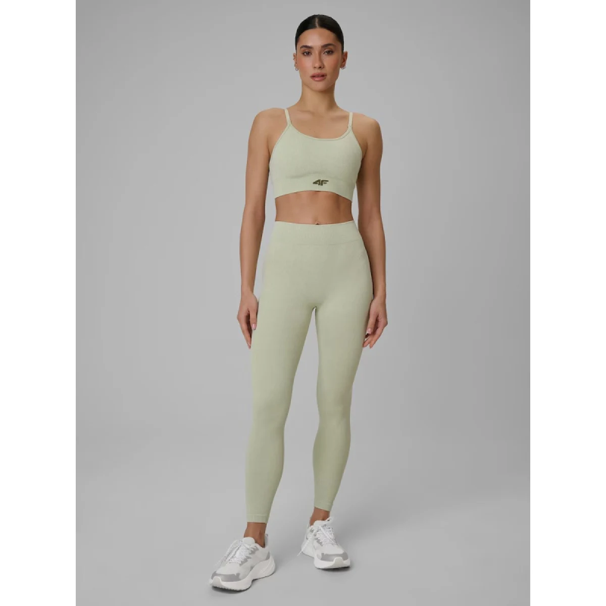 Dámská sportovní tréninková podprsenka 4F SPORT BRA F203-42A LIGHT GREEN ALLOVER · záber 5