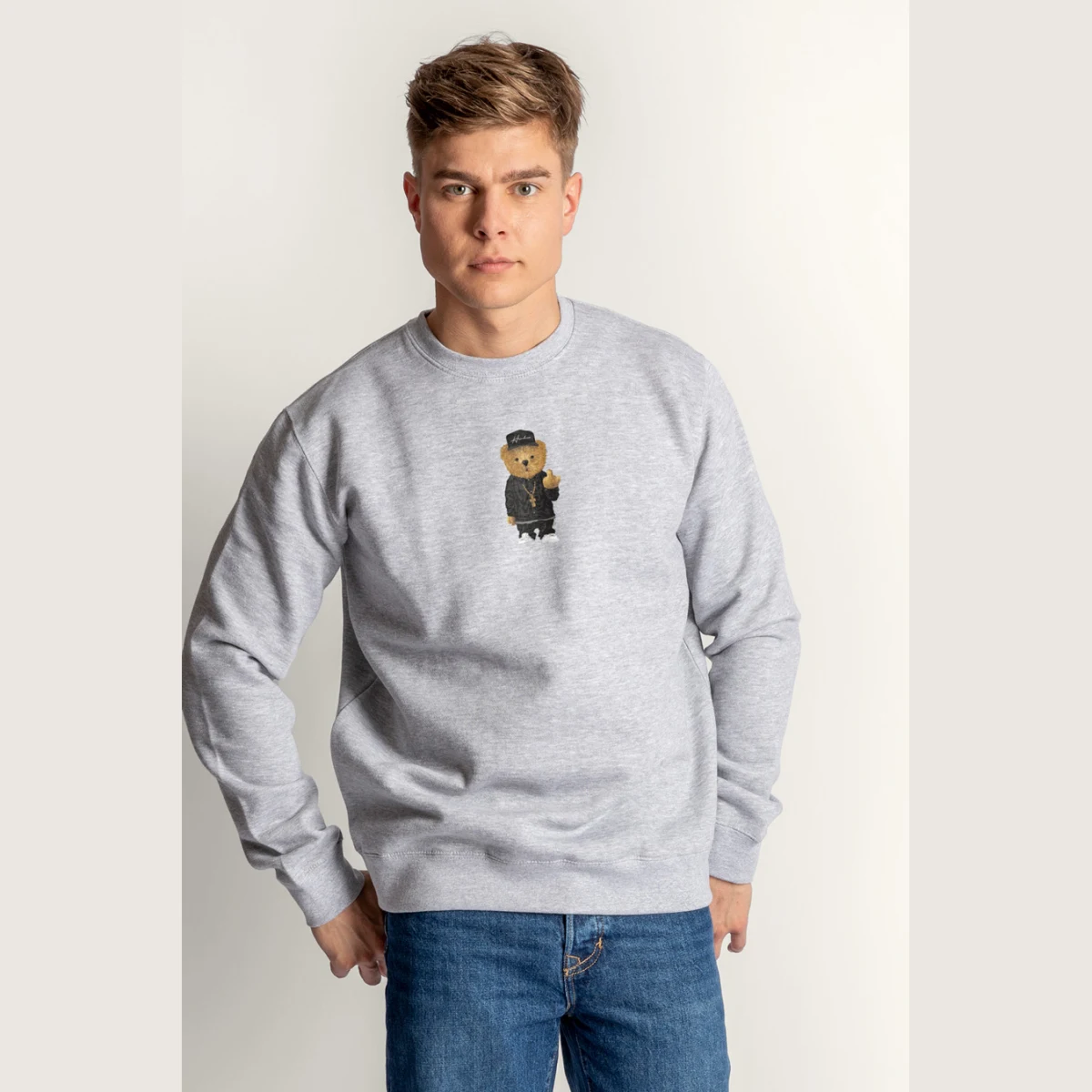 Mikina, Barva Černá, s Potiskem Compton Teddy · záber 12