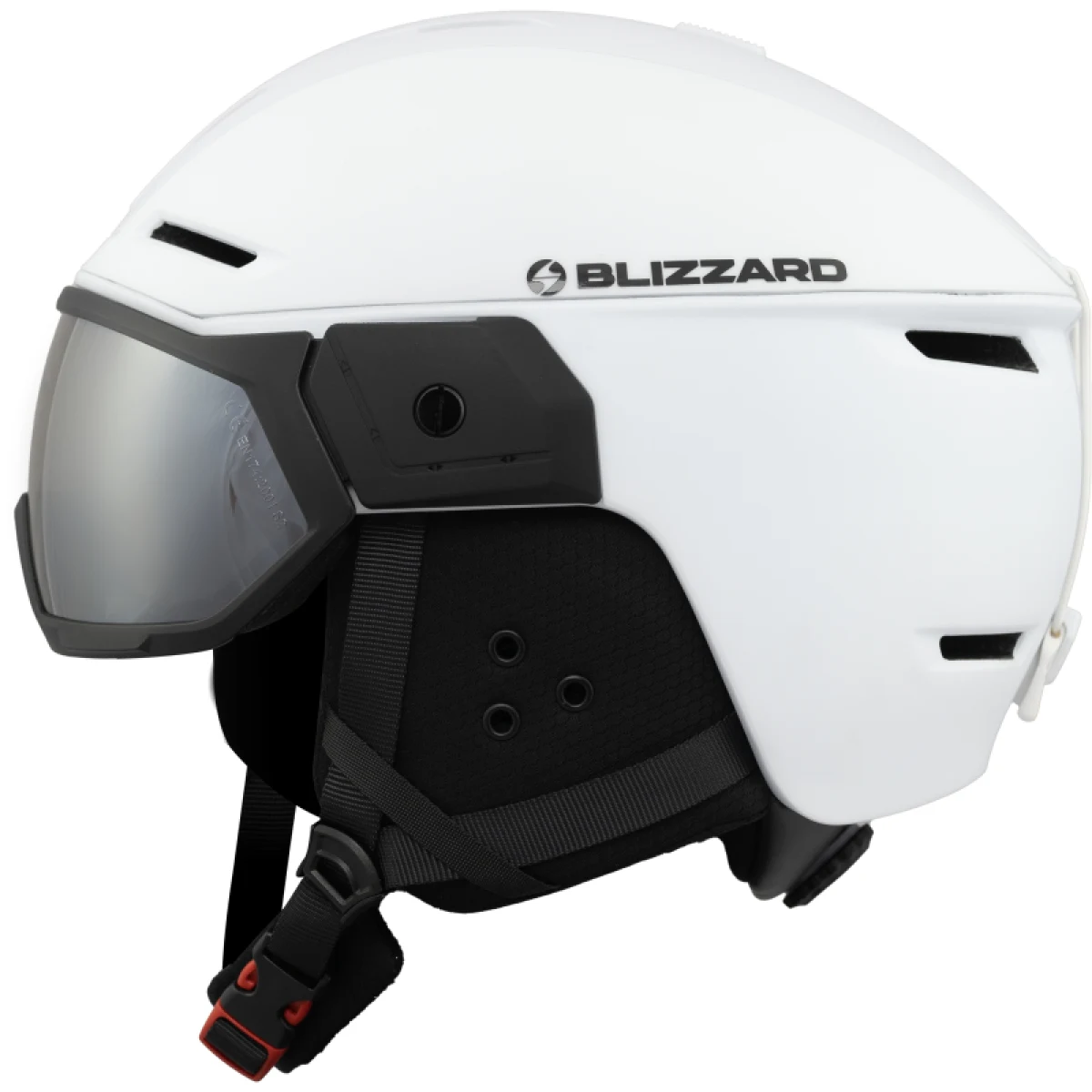 Dámská lyžařská helma se štítem BLIZZARD (II. Quality) W2W Edge Visor ski helmet, white · záber 2