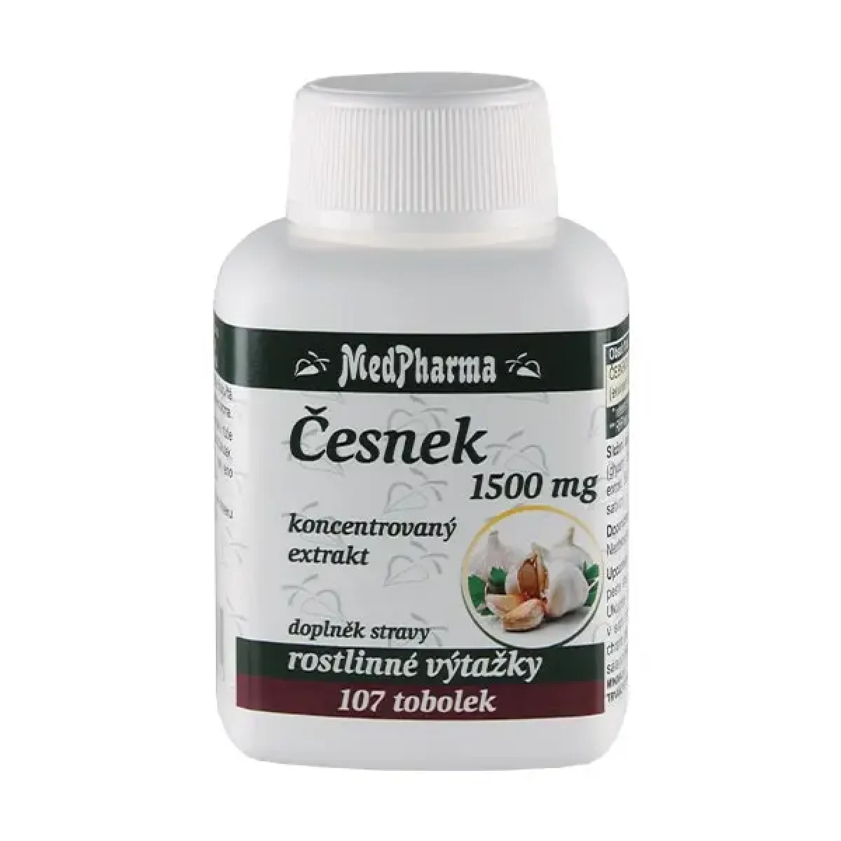 MedPharma Česnek 1500 mg 107 kapslí · záber 1