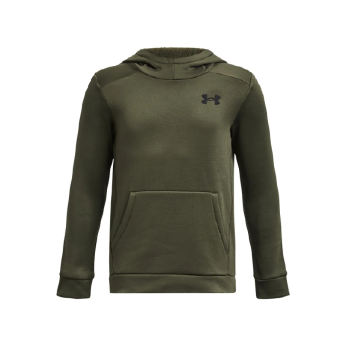 Chlapecká zateplená mikina s kapucí UNDER ARMOUR UA Armour Fleece Graphic HD-GRN · záber 1