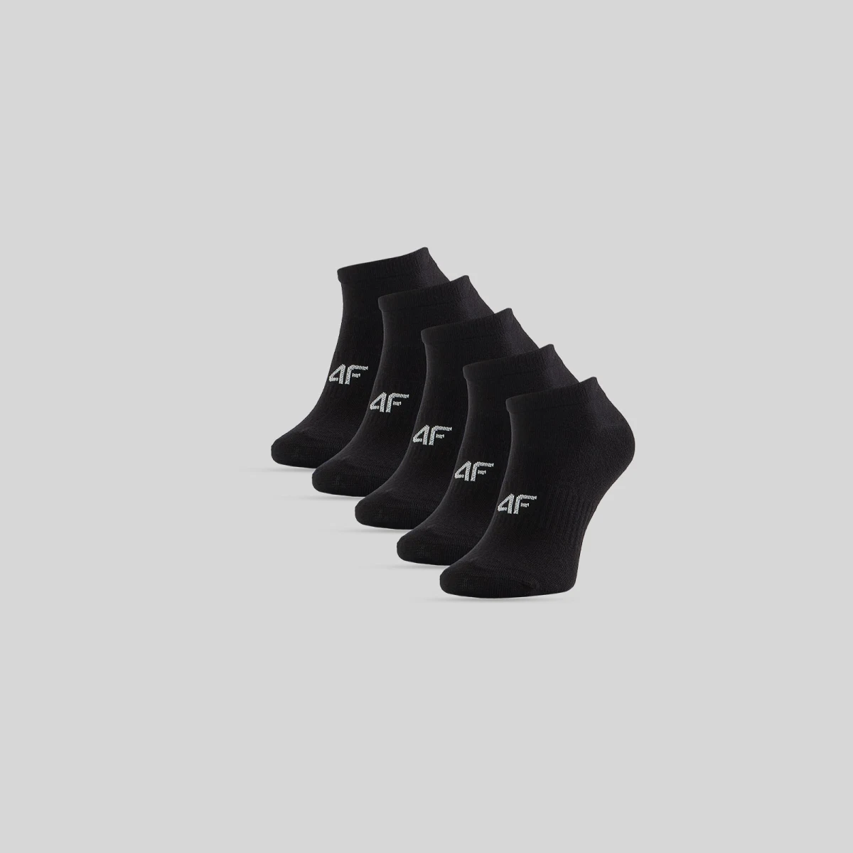 4F Pánské krátké ponožky (5-pack) - černé 39-42 · záber 2