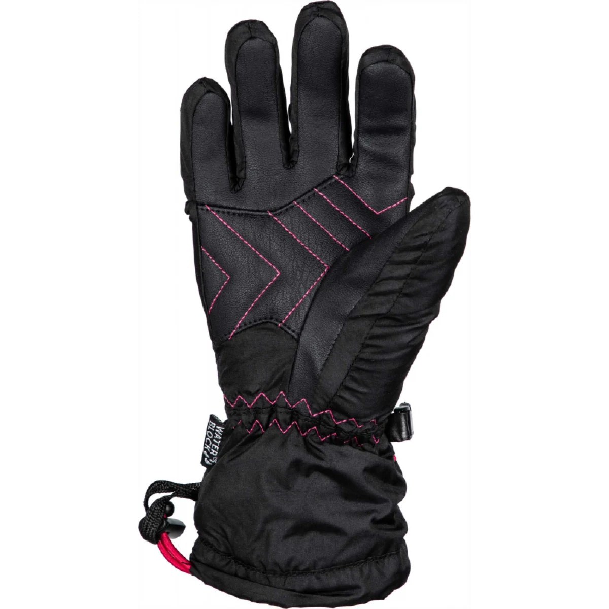 Juniorské lyžařské rukavice BLIZZARD Reflex junior ski gloves, black pink · záber 3
