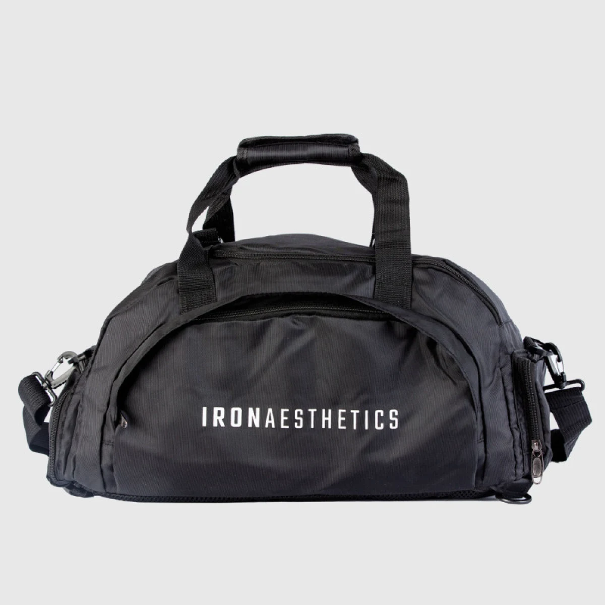 Sportovní taška Iron Aesthetics FitKit 2in1, šedá · záber 2