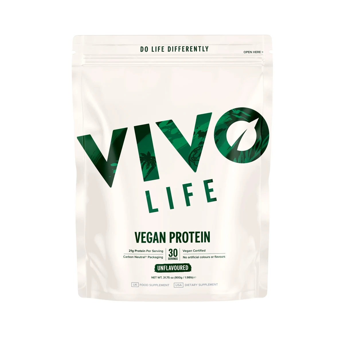 Vivo Life KONJAK VEGAN PROTEIN - Bez příchutě (900 g) · záber 1