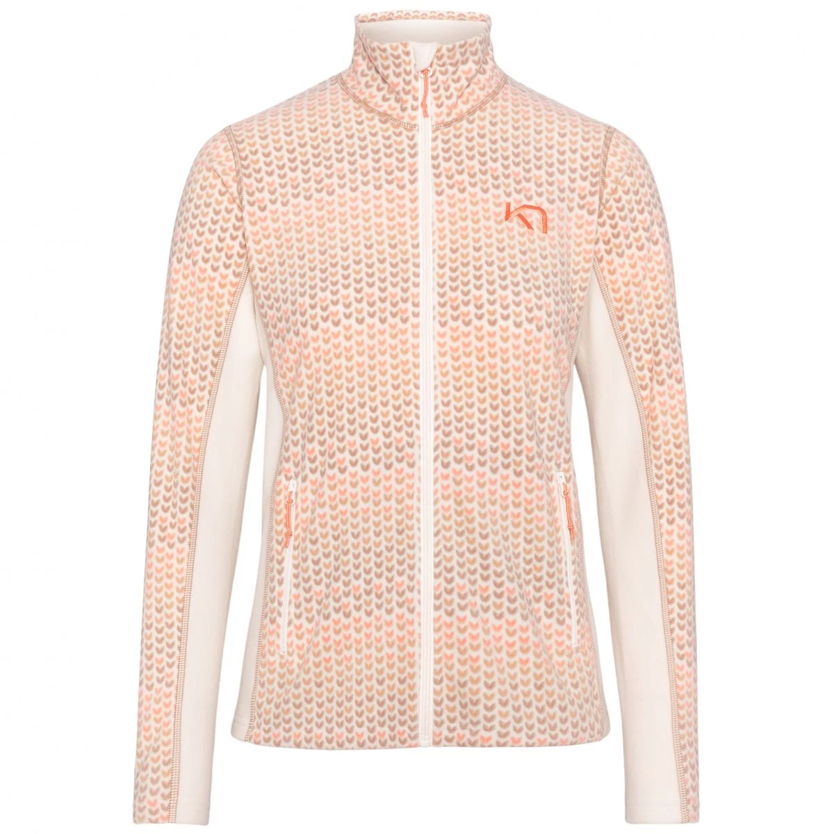 Kari Traa Olga Fleece, fleecová bunda, dámská, nwhite · záber 2