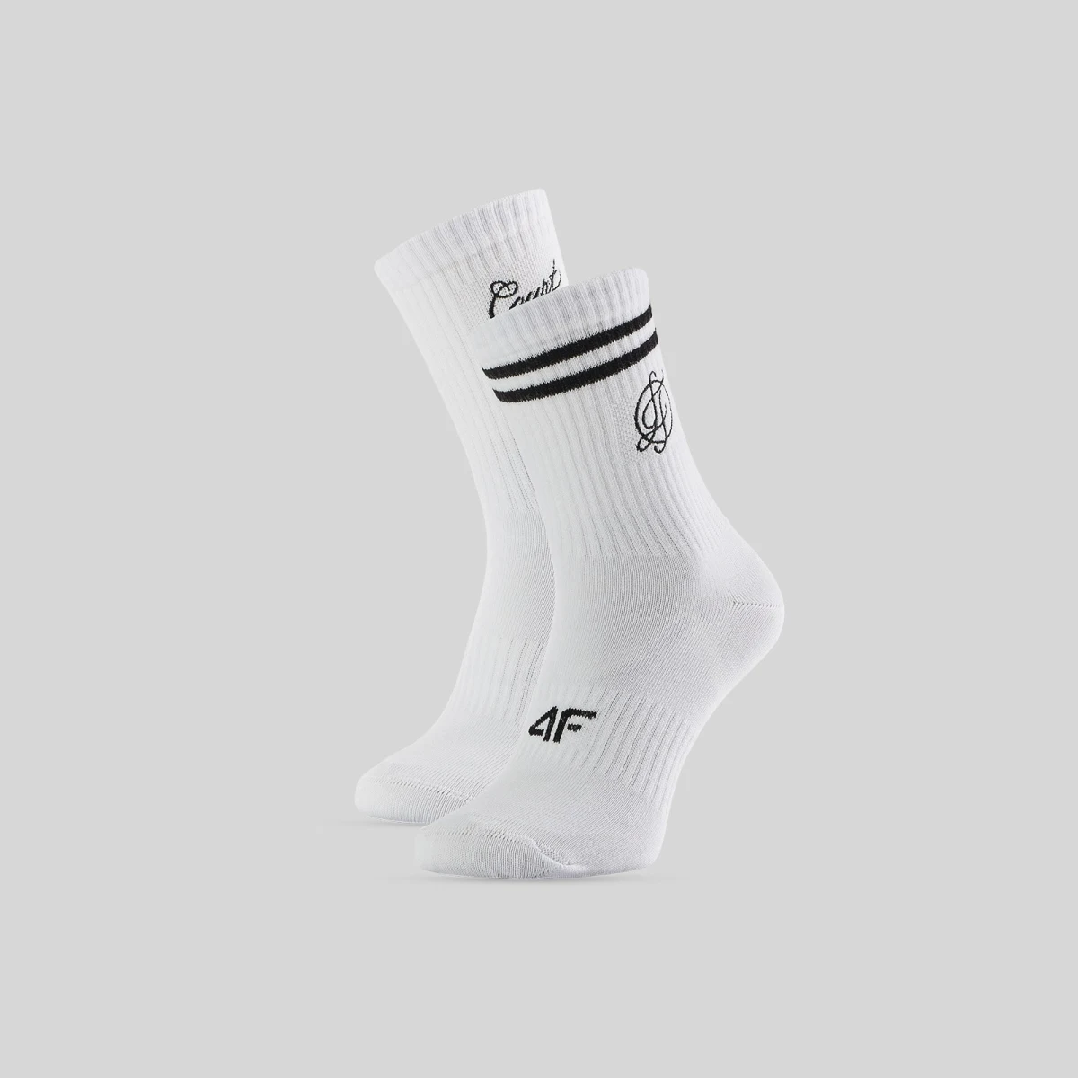 4F Dámské dlouhé ponožky (2-pack) - bílé 35-38 · záber 2