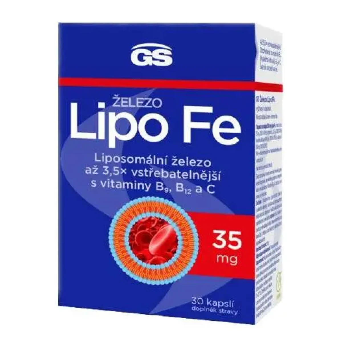 GS Železo Lipo Fe 30 kapslí · záber 1