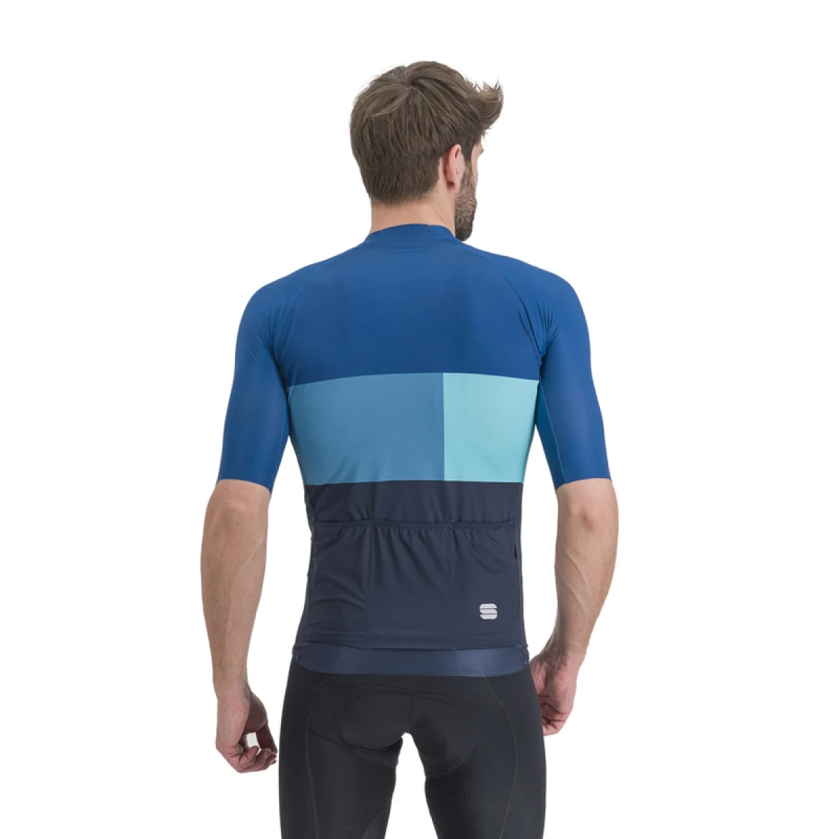 Pánský cyklistický dres s krátkým rukávem SPORTFUL Snap jersey, galaxy blue dark berry blue · záber 3