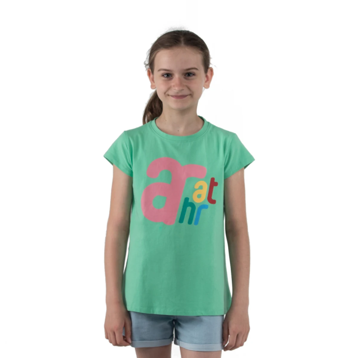 Dívčí tričko s krátkým rukávem AUTHORITY KIDS T-BRANDIK_G_mint · záber 2