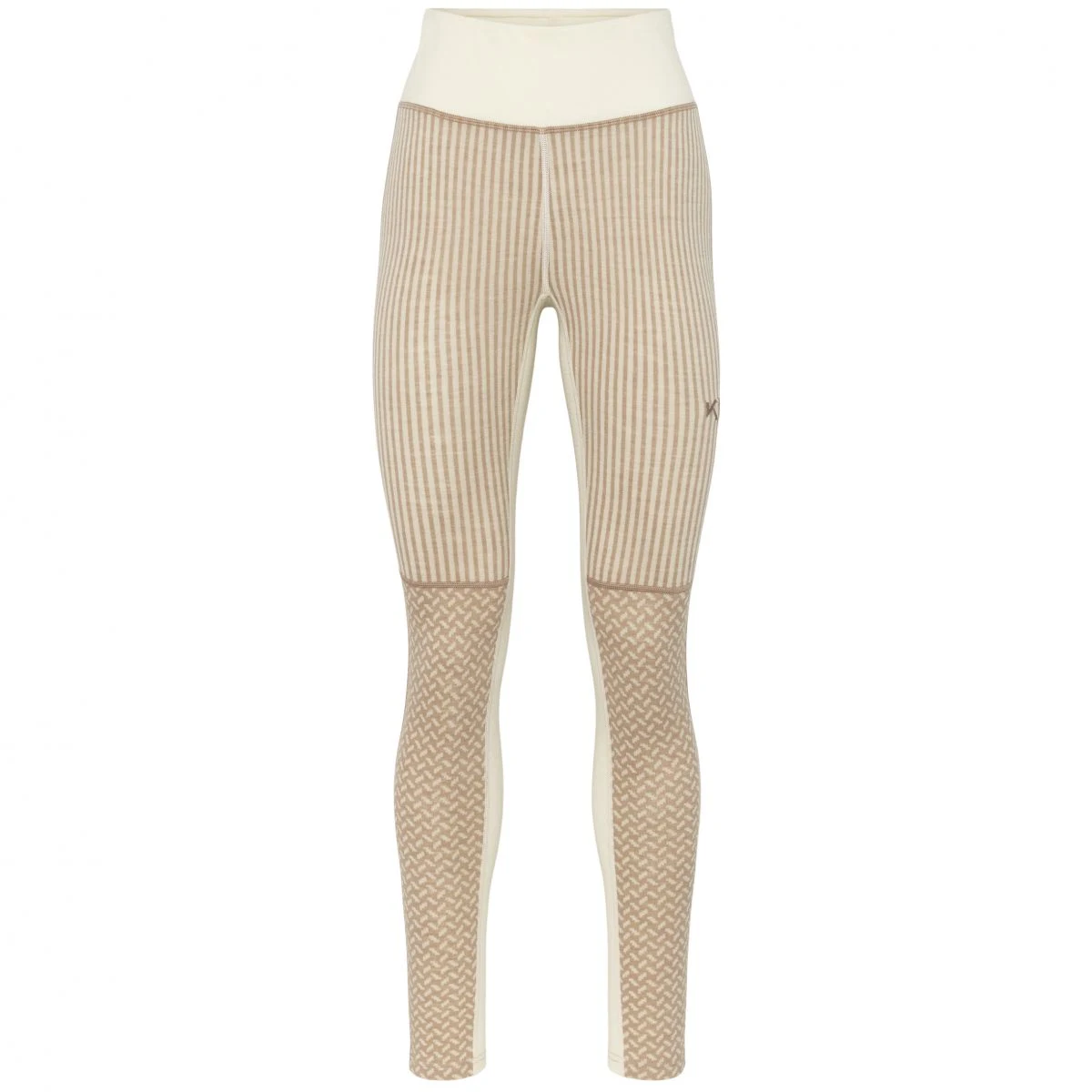 Kari Traa Smekker High Waist, dámské termo legíny, mocha · záber 2