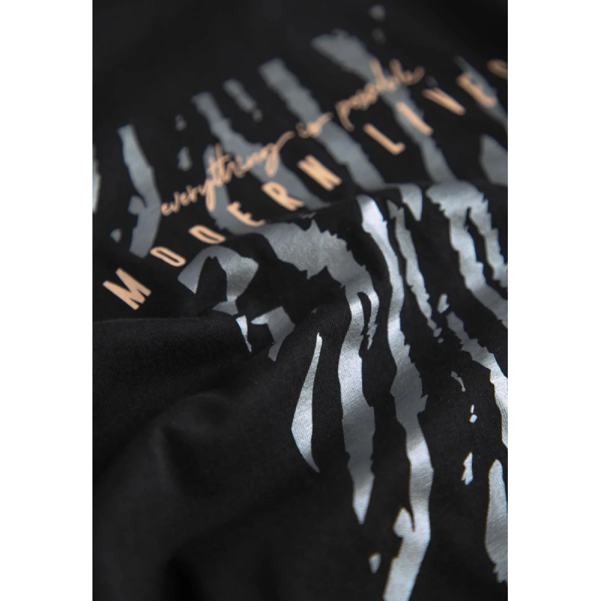 Dámské tričko s krátkým rukávem VOLCANO T-WILD-700-BLACK · záber 4