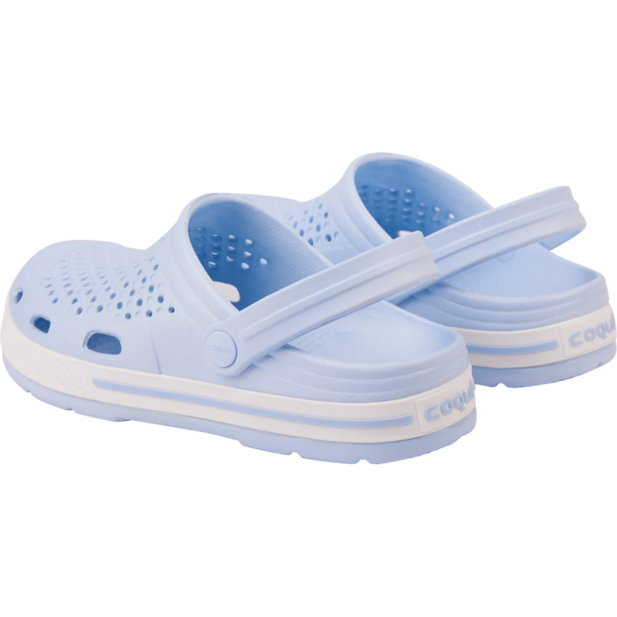 Dámské kroksy (rekreační obuv) COQUI Lindo W candy blue white · záber 4