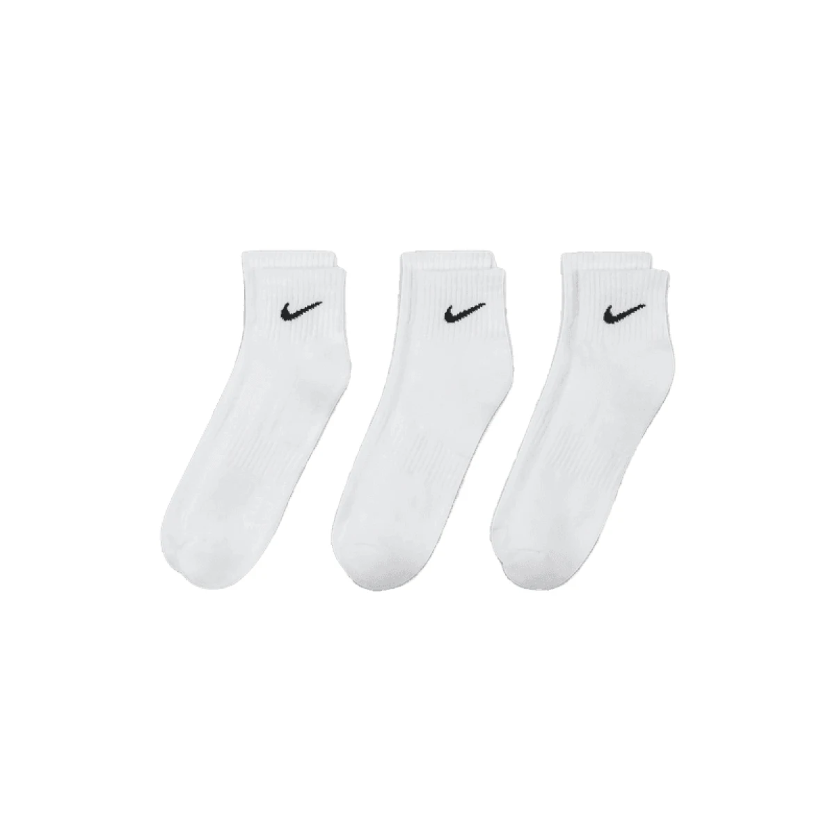Ponožky NIKE 3 PACK - Nike Everyday Cushion Ankle white · záber 5