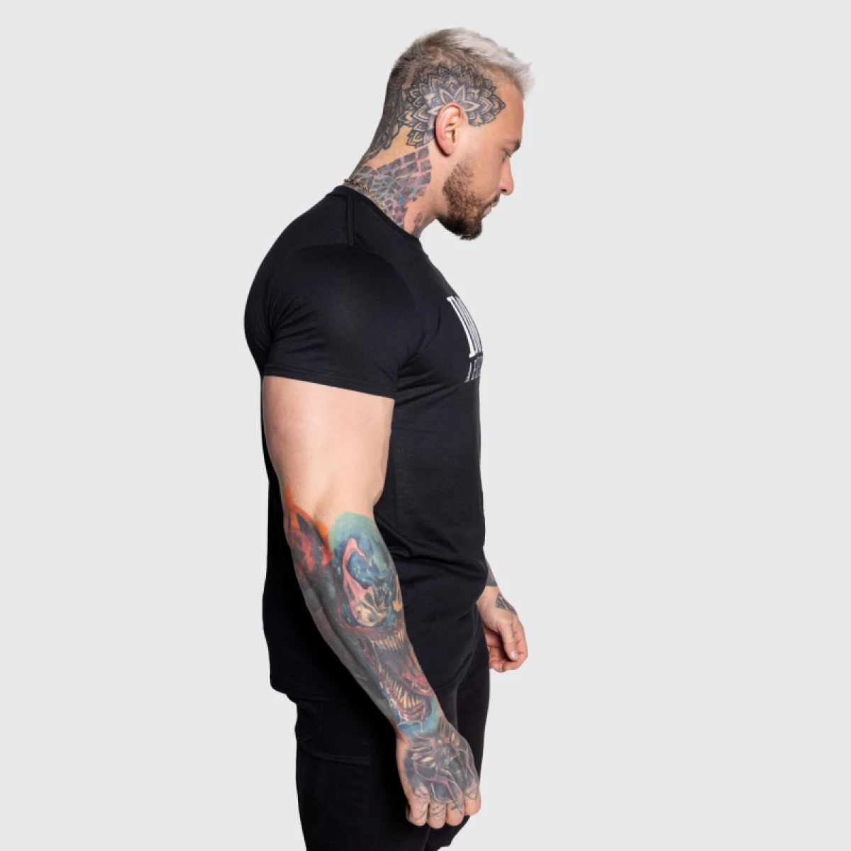 Pánské sportovní tričko Iron Aesthetics Urban, černé · záber 4