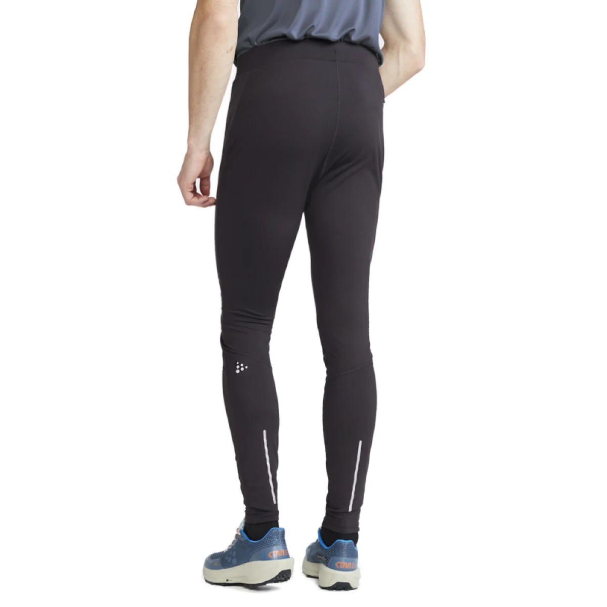 Pánské běžecké zateplené legíny CRAFT ADV ESSENCE WARM WIND TIGHTS 2 M-992000-Slate · záber 3