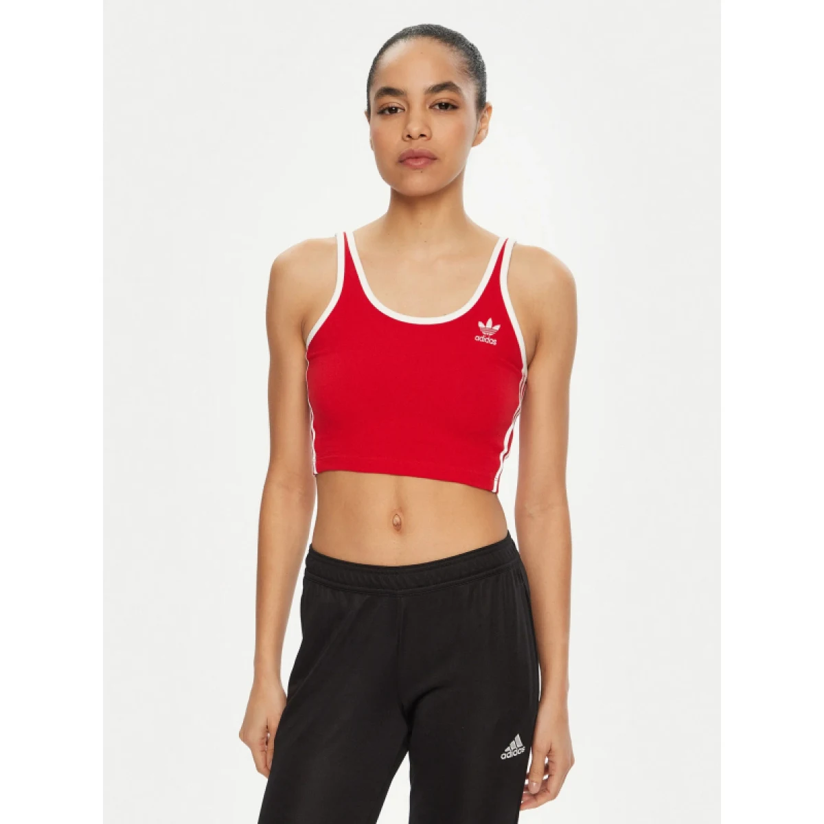 Dámské tílko ADIDAS ORIGINALS 3S BRA TOP-BETSCA WHITE · záber 2