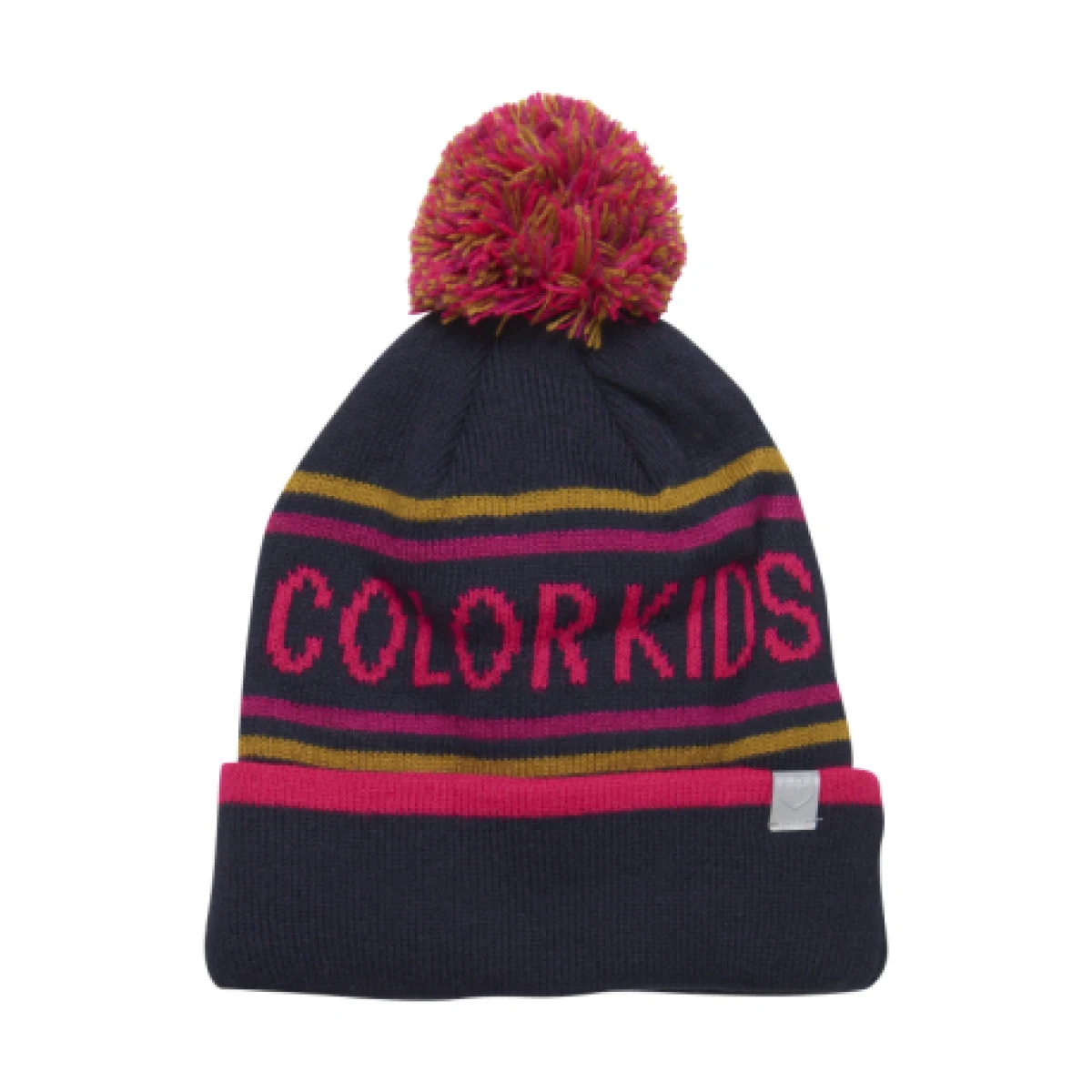Chlapecká zimní čepice COLOR KIDS Hat logo CK, pink glo · záber 1
