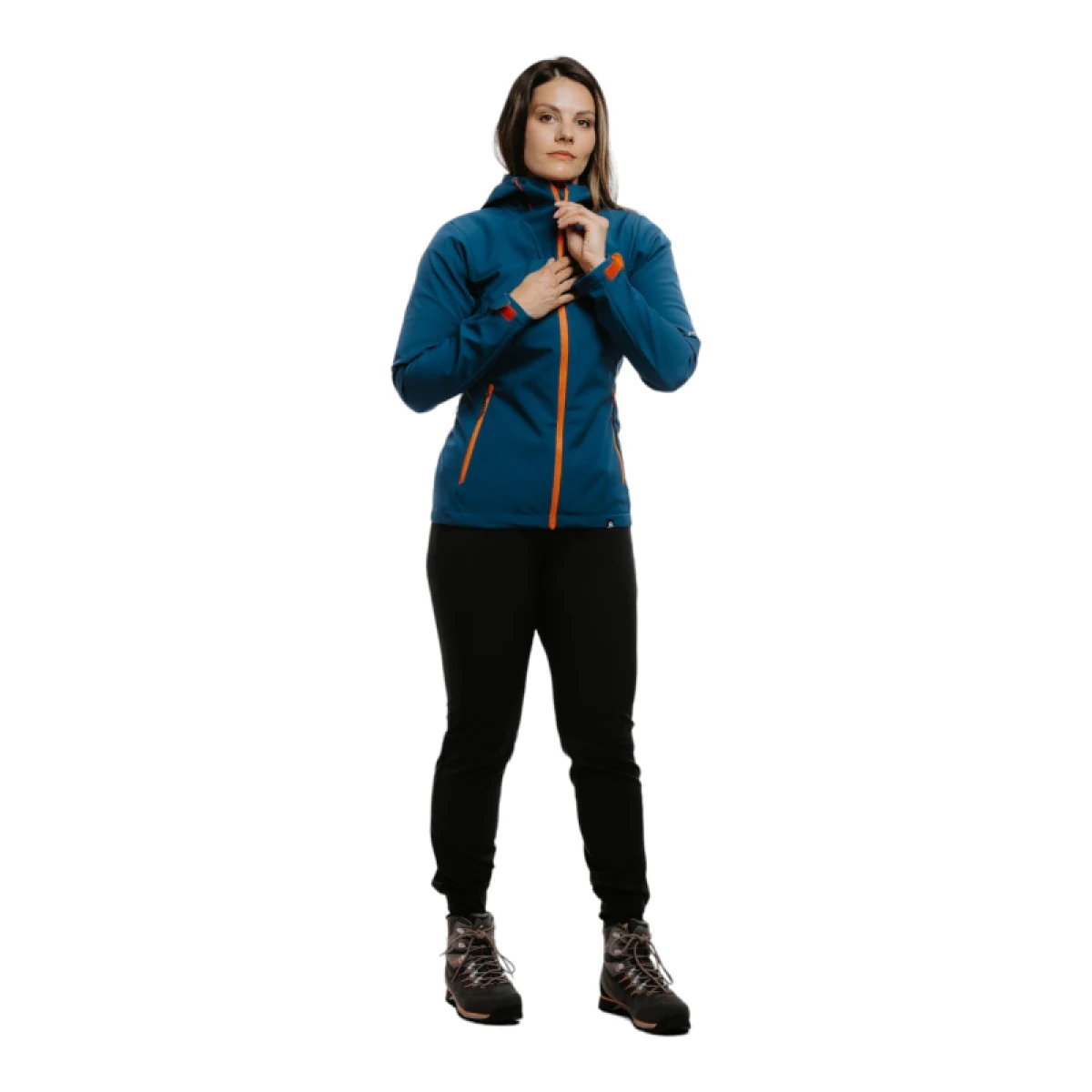 Dámská turistická softshellová bunda NORTHFINDER PATTY-526-inkblue · záber 4
