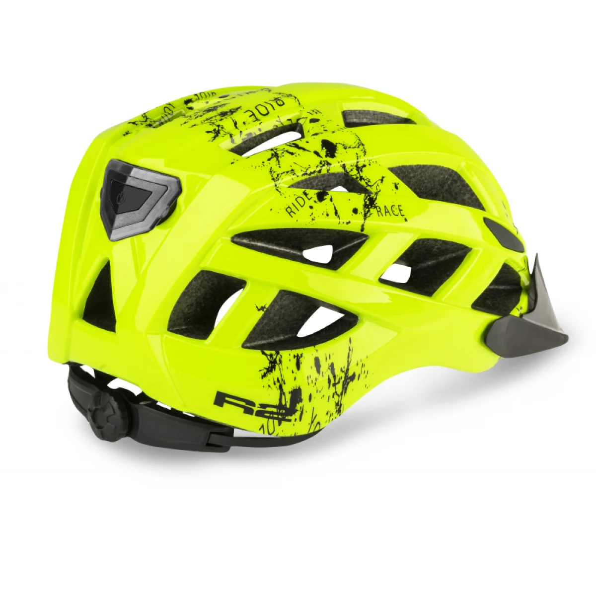Dětská cyklistická helma R2 LUMEN JUNIOR - Velikost: 52-55 | Barva: zelená · záber 3