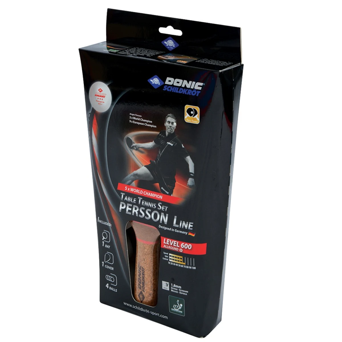 Set na stolní tenis DONIC Persson 600 Kork · záber 2