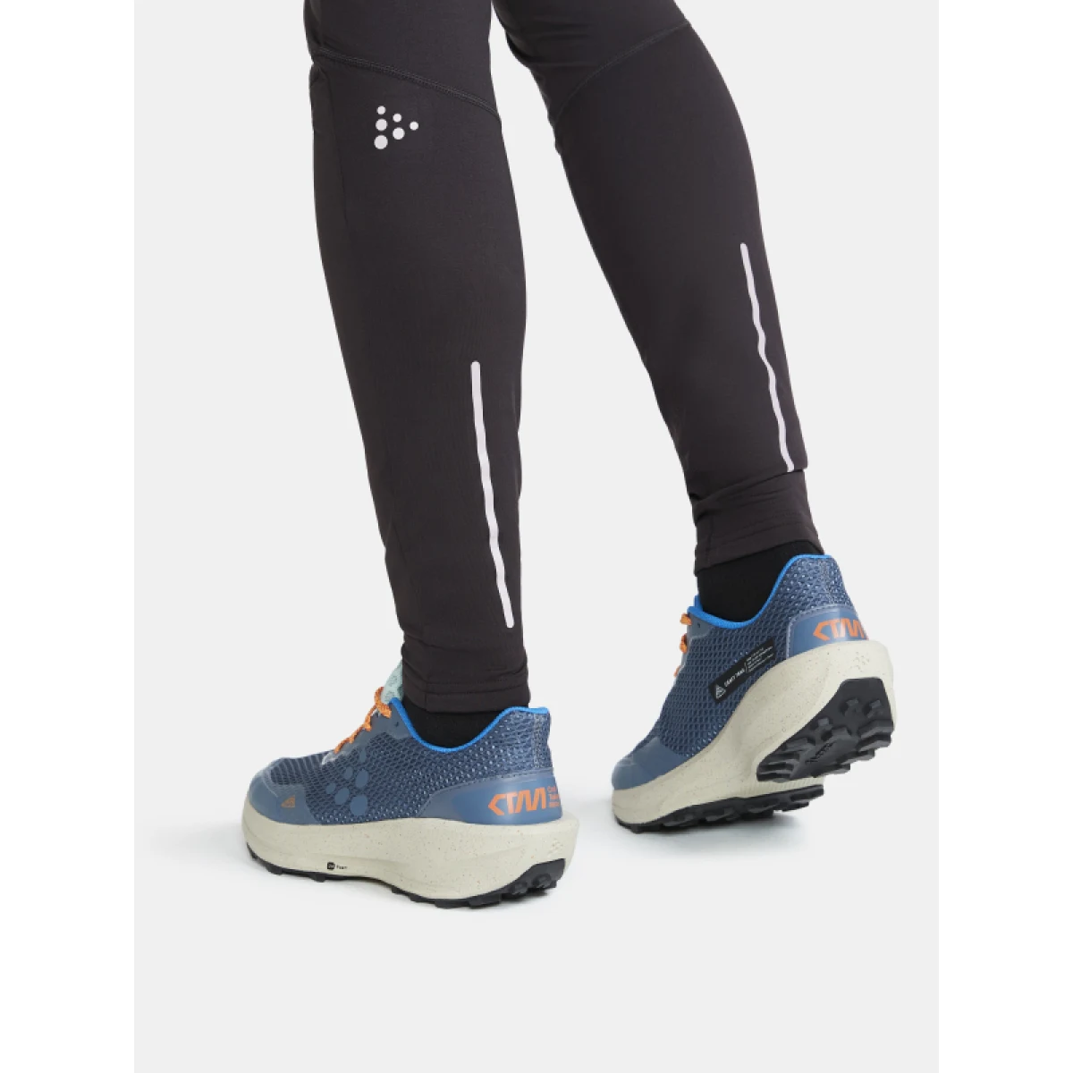 Pánské běžecké zateplené legíny CRAFT ADV ESSENCE WARM WIND TIGHTS 2 M-992000-Slate · záber 4