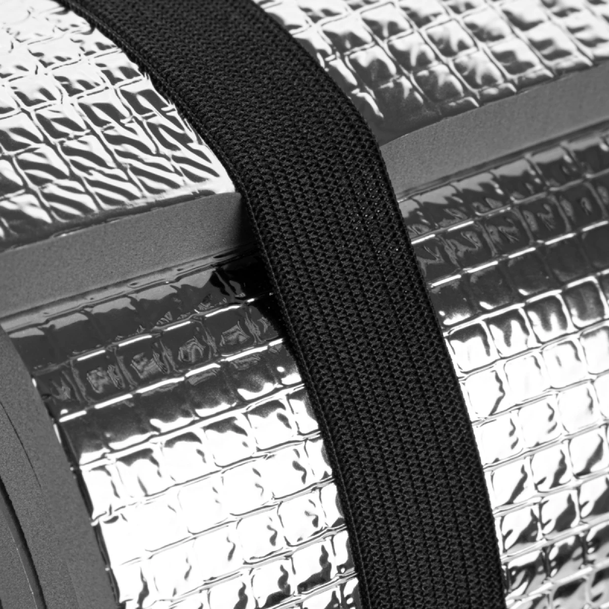 Karimatka SPOKEY HIBERNATION Tourist double-layer sleeping mat with aluminum insulation, 180 x 50 x 1 cm, dark grey · záber 4